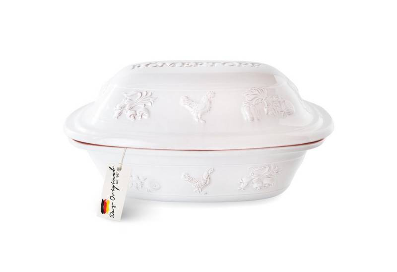 RÖMERTOPF Bräter Großer Bräter RUSTICO, für 6 Personen, Keramik (Set), antihaft von RÖMERTOPF