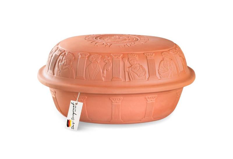 RÖMERTOPF Bräter Großer Bräter MAXI, für 8 Personen, Keramik (Set), antihaft von RÖMERTOPF