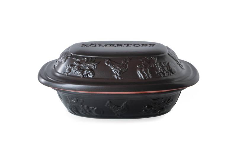 RÖMERTOPF Römertopf Mini Bräter RUSTICO, 1 Pers. schwarz, aus Naturton von RÖMERTOPF