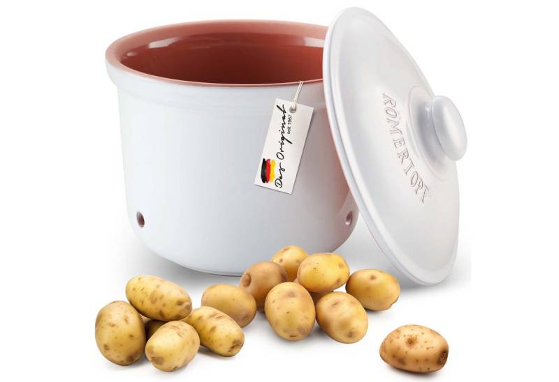 RÖMERTOPF Vorratsdose Römertopf Frische-Topf MAXI PLUS, Keramik, (Frischetopf & Deckel) von RÖMERTOPF