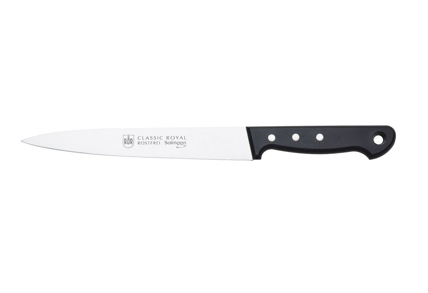RÖR Fleischmesser 10268, Classic Royal Fleischmesser, hochwertiger Messerstahl - Griff mit Nieten - Made in Solingen von RÖR