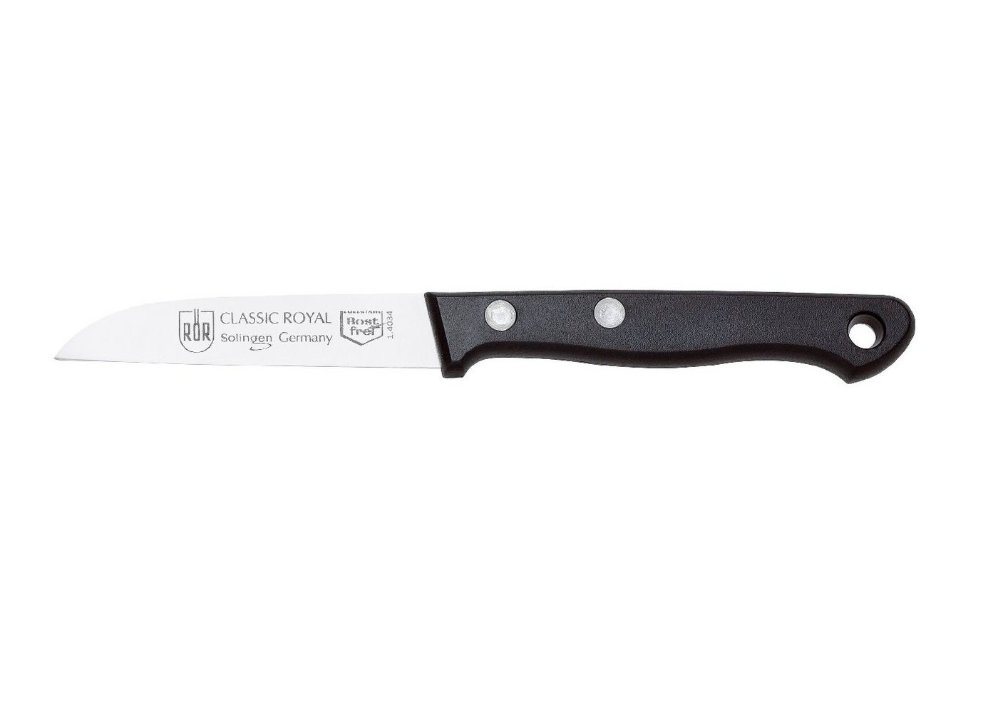RÖR Kochmesser 10195, Classic Royal Küchenmesser, hochwertiger Messerstahl - Griff mit Nieten - Made in Solingen von RÖR