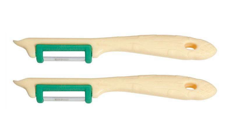 RÖR Spargelschäler 10149-2, Gemüseschäler 2er Set, perfekt zum Schälen von Obst und Gemüse - Made in Solingen von RÖR
