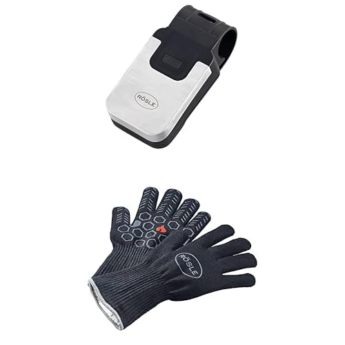 RÃ–SLE Universal BBQ LED-Griffleuchte + Premium-Grillhandschuhe von RÖSLE