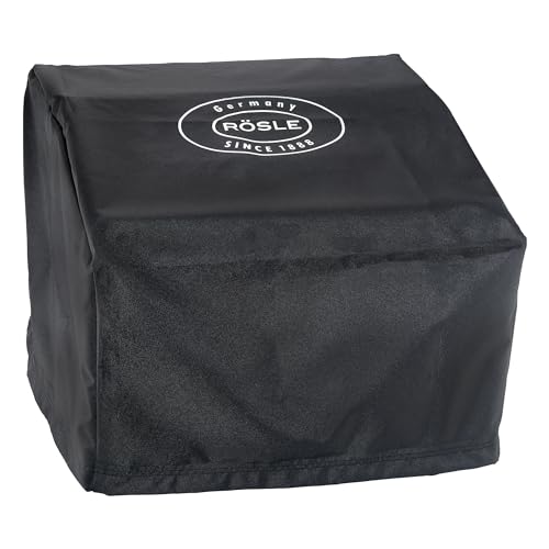 RÖSLE Abdeckhaube BBQ-Portable Videro E2-P, G2-P, Hochwertige Schützhülle aus 100% Polyester mit PU-Beschichtung, praktischer Reißverschluss, wetterfeste Abdeckung von RÖSLE