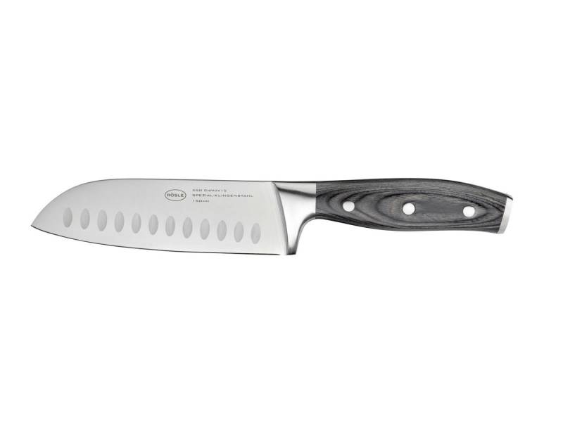 RÖSLE Allzweckmesser WOLFGREY Santokumesser klein 15cm von RÖSLE