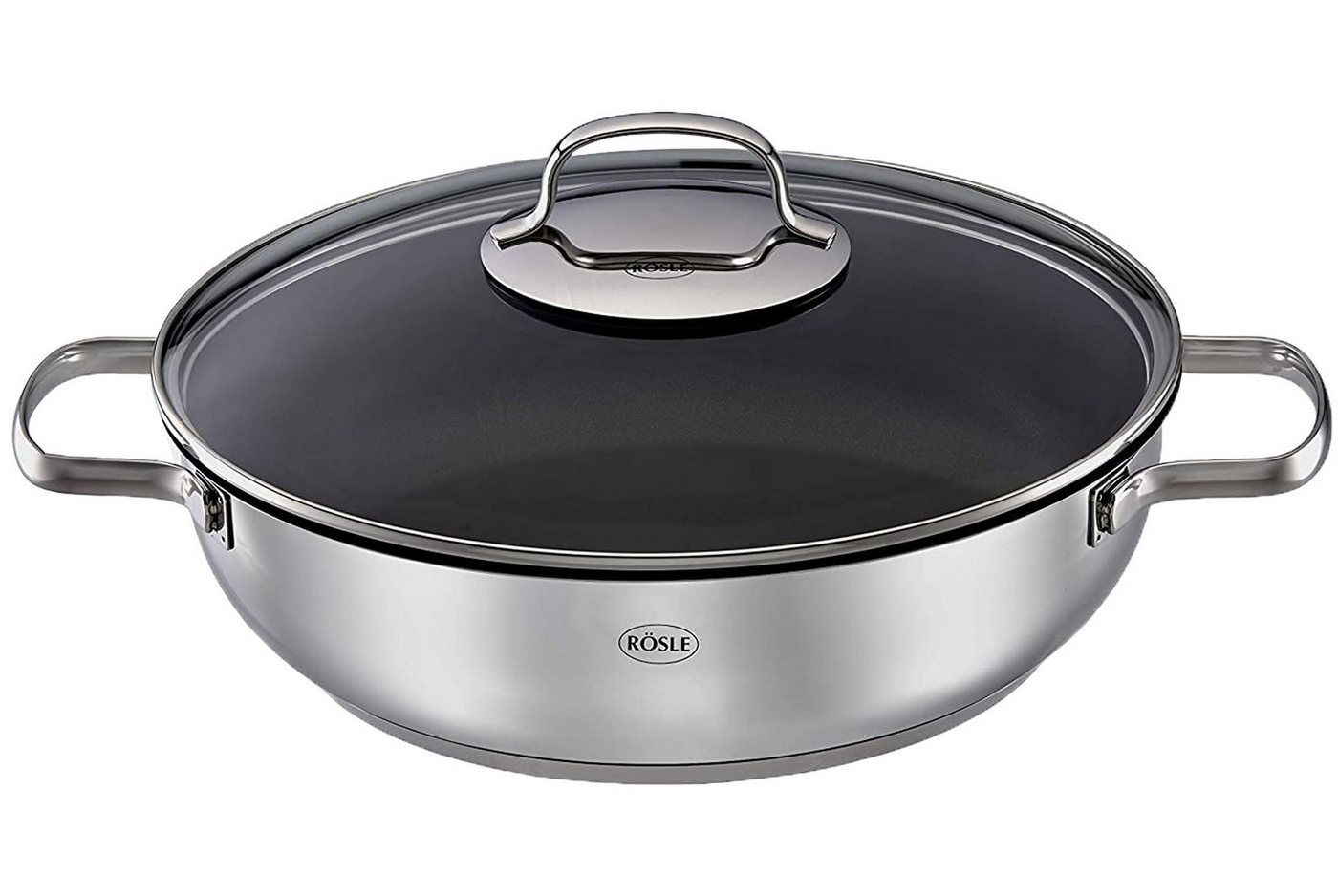 RÖSLE Bratpfanne RÖSLE Elegance Servierpfanne Ø 28 cm Edelstahl ProPlex Induktion 13163 von RÖSLE