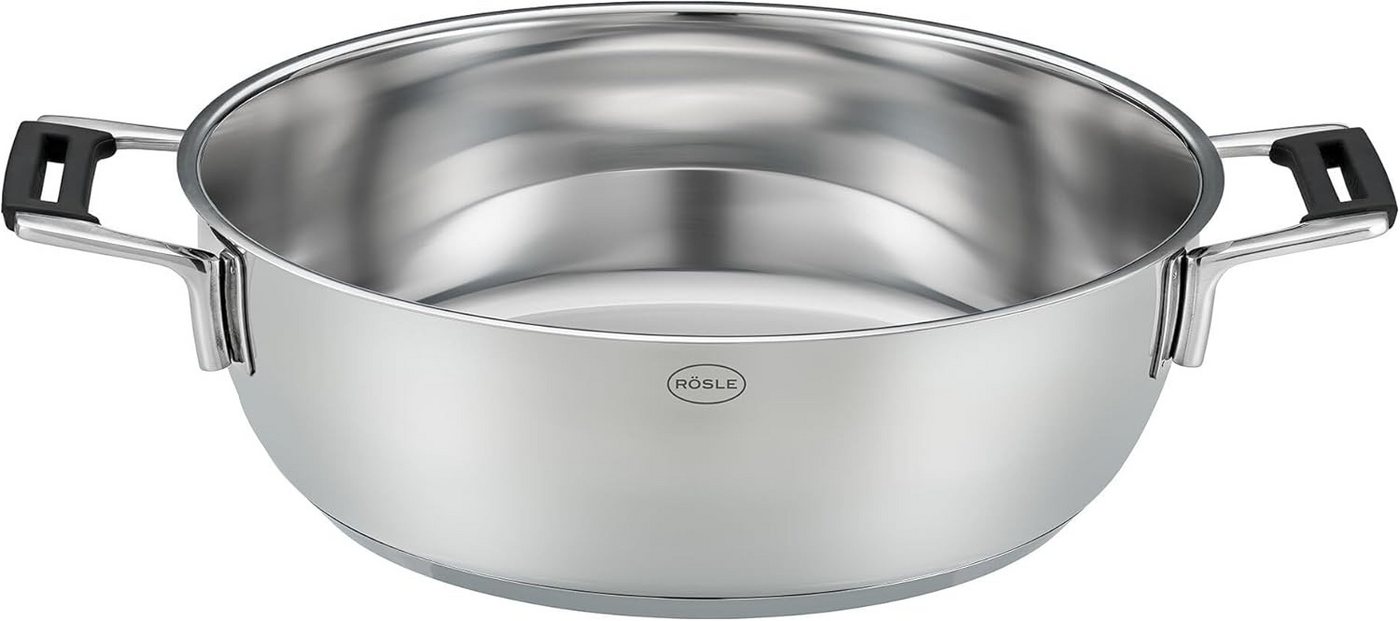 RÖSLE Bratpfanne RÖSLE Servierpfanne SILENCE PRO 28 cm Edelstahl o.B. Induktion von RÖSLE