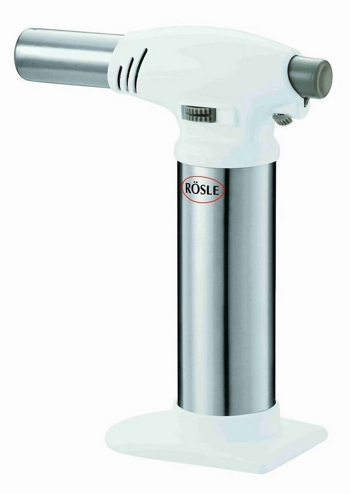 RÖSLE Flambierbrenner, stufenlose Flammenregulierung bis zu 1300 °C, Edelstahl 18/10 von RÖSLE