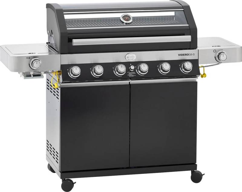 RÖSLE Gasgrill BBQ-Station VIDERO, 25527, G6-S Schwarz, 6 Brenner, extra Primezone/Seitenbrenner, VARIO+ RÖSLE Gasgrill BBQ-Station VIDERO, 25527, G6-S Schwarz, 6 Brenner, extra Primezone/Seitenbrenner, VARIO+ von RÖSLE