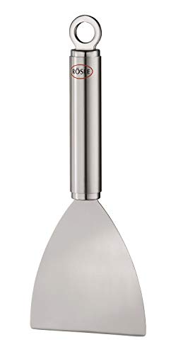 RÖSLE Grillspachtel, Hochwertiger Spatel zum Wenden von Fleisch und Reinigen von Grillplatten, Edelstahl, Spülmaschinengeeignet, 26 x 10 x 2,5 cm, Silber RÖSLE Grillspachtel, Hochwertiger Spatel zum Wenden von Fleisch und Reinigen von Grillplatten, Edelstahl, Spülmaschinengeeignet, 26 x 10 x 2,5 cm, Silber von RÖSLE