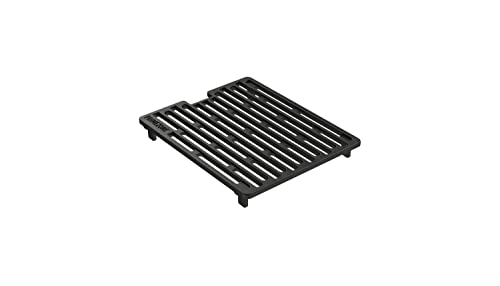 RÖSLE Guss-Grillrost Primezone VIDERO, Hochwertiger Grillrost aus emailliertem Gusseisen für RÖSLE Primezone, intensives Branding, 24 x 29 cm, Schwarz von RÖSLE