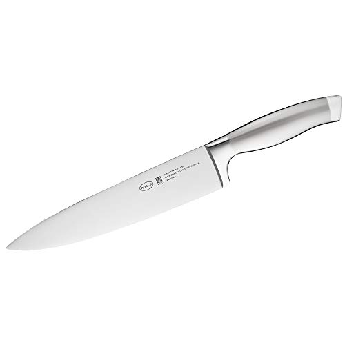 RÖSLE Kochmesser Basic Line, Hochwertiges Küchenmesser zum Schneiden von Fleisch, Fisch, Geflügel und Gemüse, Klingenspezialstahl, Edelstahl 18/10, ergonomischer Griff von RÖSLE