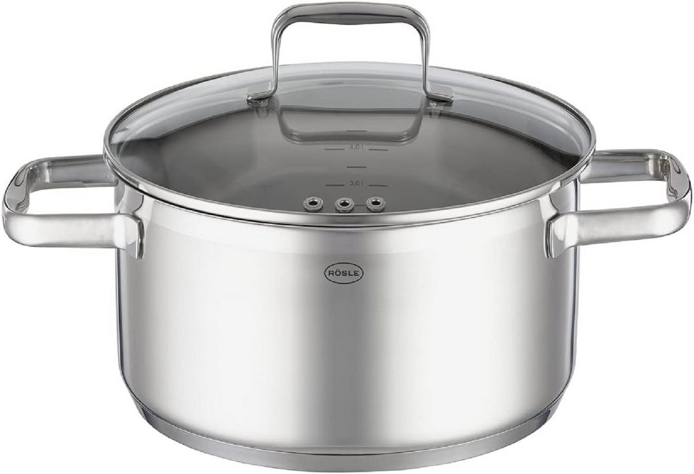 RÖSLE Kochtopf RÖSLE Charm Kochtopf Universaltopf Edelstahl 24 cm Silberfarben RÖSLE Kochtopf RÖSLE Charm Kochtopf Universaltopf Edelstahl 24 cm Silberfarben von RÖSLE