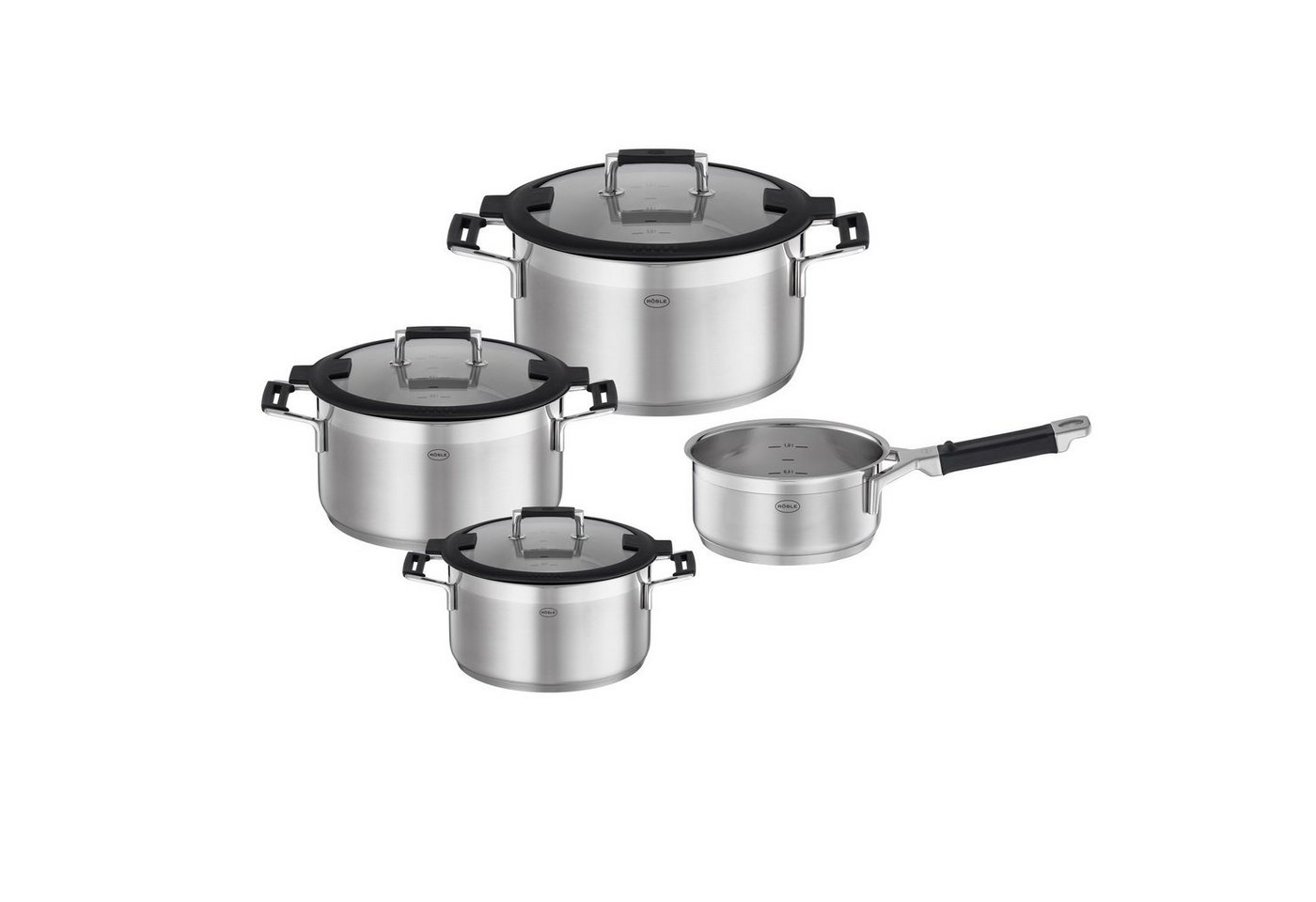 RÖSLE Kochtopf Topf-Set RÖSLE SILENCE PRO silber Kochtopf Suppentopf Töpfe RÖSLE Kochtopf Topf-Set RÖSLE SILENCE PRO silber Kochtopf Suppentopf Töpfe von RÖSLE