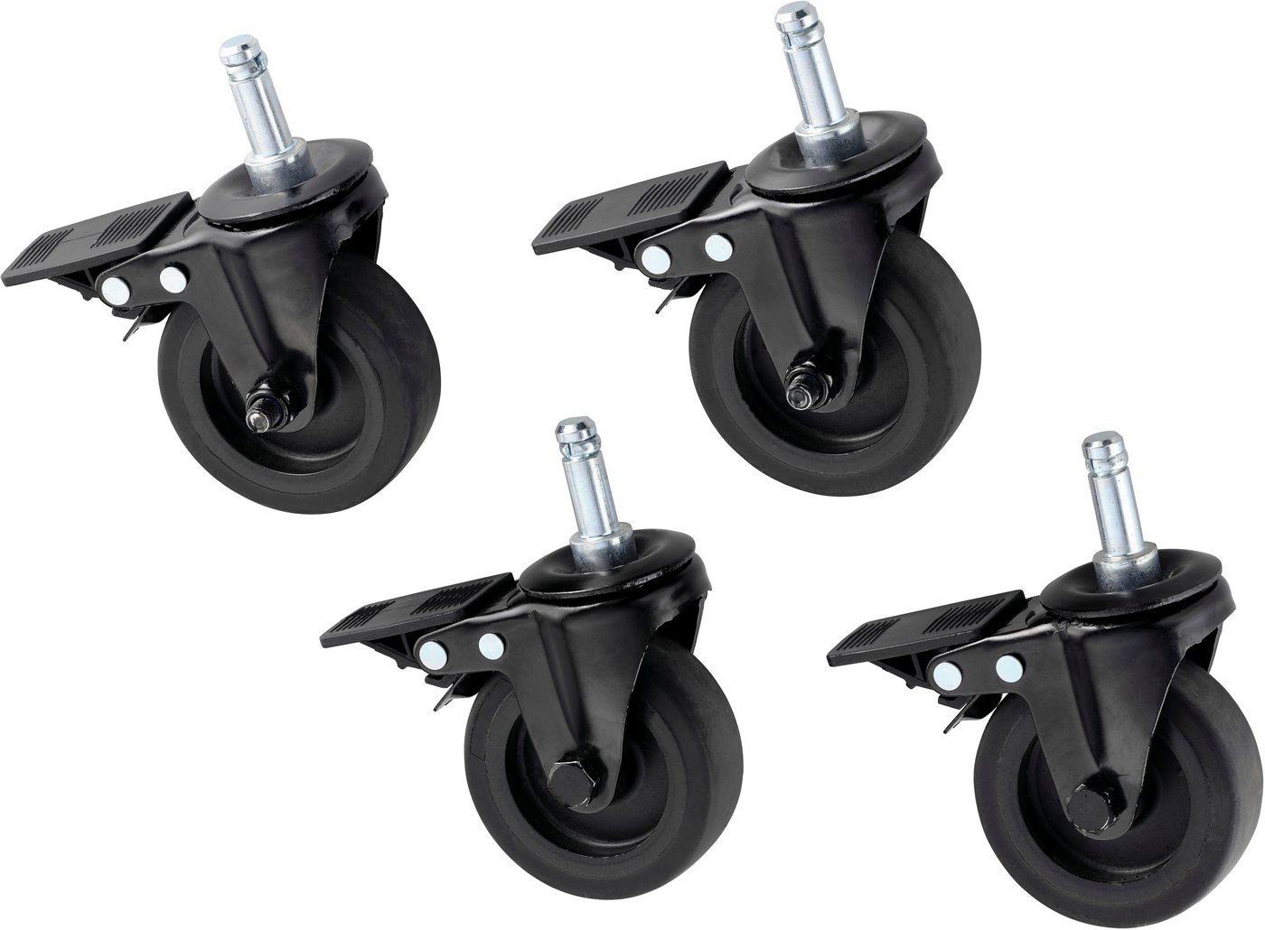 RÖSLE Möbelrolle Premium Rollen VIDERO, (Set, 4-St), für alle VIDERO und ARTISO Modelle von RÖSLE