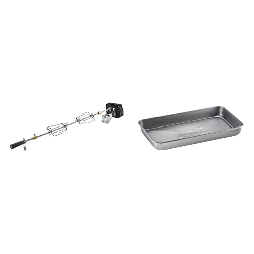 RÖSLE Premium-Drehspieß, Hochwertiger Grillspieß Traglast 10 kg & Barbecue Universalschale PRO, Hochwertige Edelstahlschale mit hohem Rand zum Marinieren, Servieren oder als Tropfschale RÖSLE Premium-Drehspieß, Hochwertiger Grillspieß Traglast 10 kg & Barbecue Universalschale PRO, Hochwertige Edelstahlschale mit hohem Rand zum Marinieren, Servieren oder als Tropfschale von RÖSLE