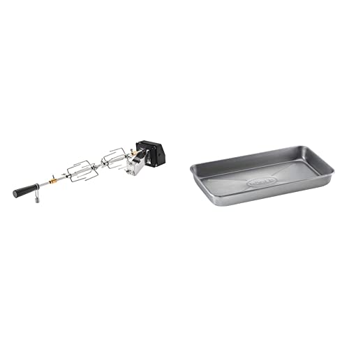 RÖSLE Premium-Drehspieß, Traglast 10 kg & Barbecue Universalschale PRO, Hochwertige Edelstahlschale mit hohem Rand zum Marinieren, Servieren oder als Tropfschale für Gas- und Kohlegrills RÖSLE Premium-Drehspieß, Traglast 10 kg & Barbecue Universalschale PRO, Hochwertige Edelstahlschale mit hohem Rand zum Marinieren, Servieren oder als Tropfschale für Gas- und Kohlegrills von RÖSLE