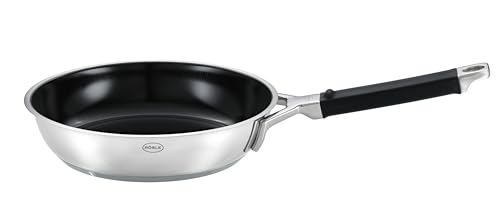 RÖSLE SILENCE PRO ProCeraPlus Bratpfanne Ø 20 cm, Antihaft & Robust - Hitzebeständig bis 260 °C, Keramikversiegelung, Edelstahl 18/10, Siberfarben/Schwarz, 39,1 x 21,5 x 8,5 cm RÖSLE SILENCE PRO ProCeraPlus Bratpfanne Ø 20 cm, Antihaft & Robust - Hitzebeständig bis 260 °C, Keramikversiegelung, Edelstahl 18/10, Siberfarben/Schwarz, 39,1 x 21,5 x 8,5 cm von RÖSLE