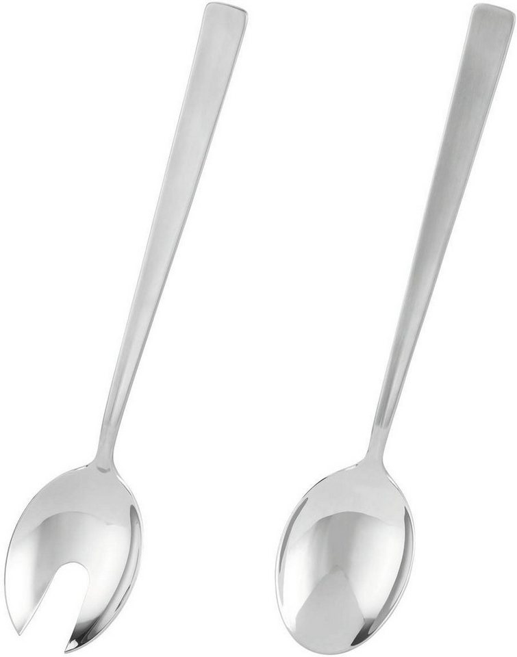 RÖSLE Salatbesteck (Set, 2-tlg), Servieren von Lebensmittel, Edelstahl 18/10, spülmaschinengeeignet von RÖSLE