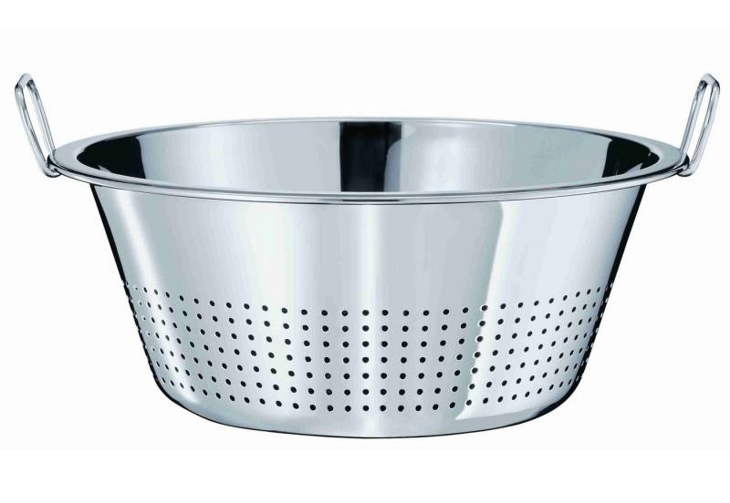 RÖSLE Seiher, Edelstahl 18/10, (1-St), Gemüseseiher in Gastronomiegröße, Ø 40 cm, spülmaschinengeeignet von RÖSLE