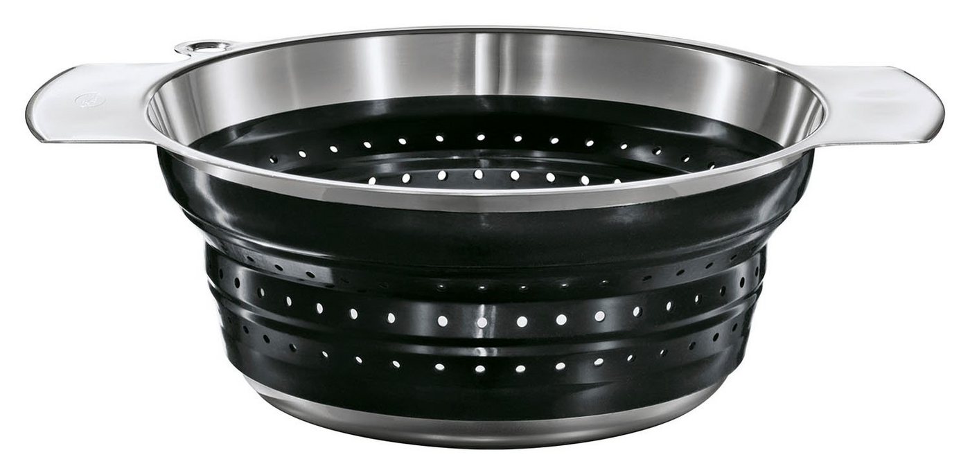 RÖSLE Seiher MODERN CLASSIC, Faltbar, 25 x 32 cm, mit Öse, Edelstahl 18/10, Silikon RÖSLE Seiher MODERN CLASSIC, Faltbar, 25 x 32 cm, mit Öse, Edelstahl 18/10, Silikon von RÖSLE