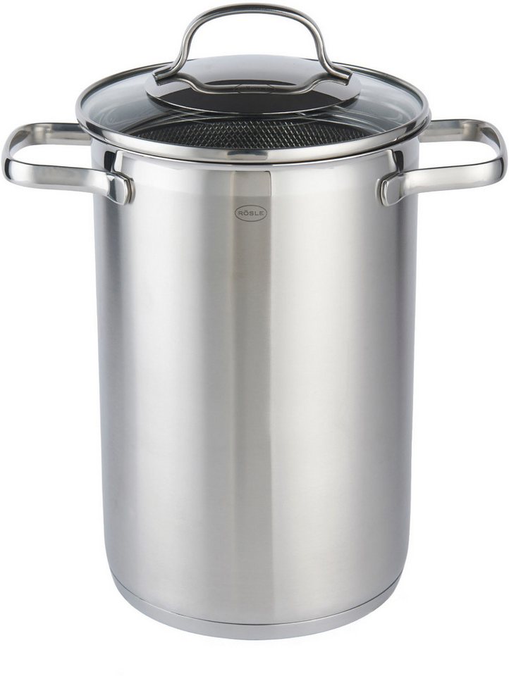 RÖSLE Spargeltopf ELEGANCE, Edelstahl 18/10, Pastatopf, spülmaschinen- und induktionsgeeignet, Ø 16 cm, 4,5 Liter RÖSLE Spargeltopf ELEGANCE, Edelstahl 18/10, Pastatopf, spülmaschinen- und induktionsgeeignet, Ø 16 cm, 4,5 Liter von RÖSLE