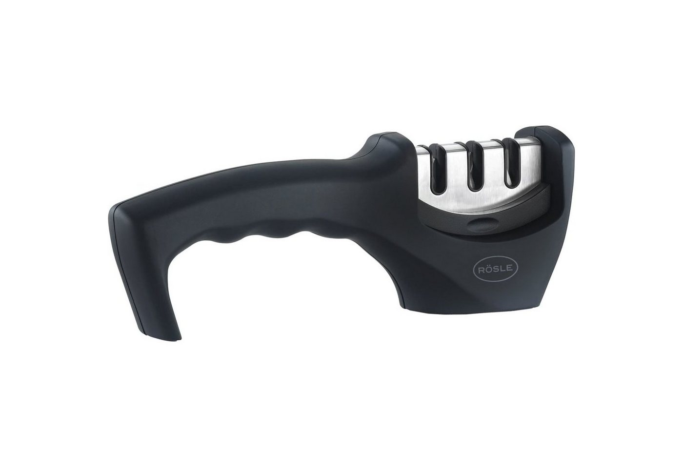 RÖSLE Universalküchenmesser RÖSLE Messerschärfer, Hochwertiger Messerschleifer mit 3 Stufen für von RÖSLE