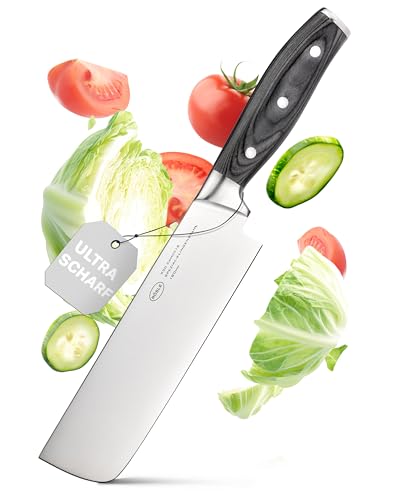 RÖSLE WOLFGREY Nakiri Messer 18 cm – Japanisches Kochmesser aus Spezialklingenstahl, Extra scharfes Küchenmesser mit gerader Klinge & Pakkawood-Griff, Profi Messer für Gemüse, Sushi & asiatische Küche RÖSLE WOLFGREY Nakiri Messer 18 cm – Japanisches Kochmesser aus Spezialklingenstahl, Extra scharfes Küchenmesser mit gerader Klinge & Pakkawood-Griff, Profi Messer für Gemüse, Sushi & asiatische Küche von RÖSLE