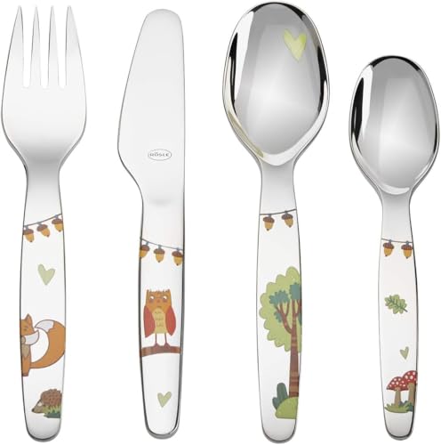 RÖSLE Waldfreunde Kinderbesteck-Set 4tlg von RÖSLE