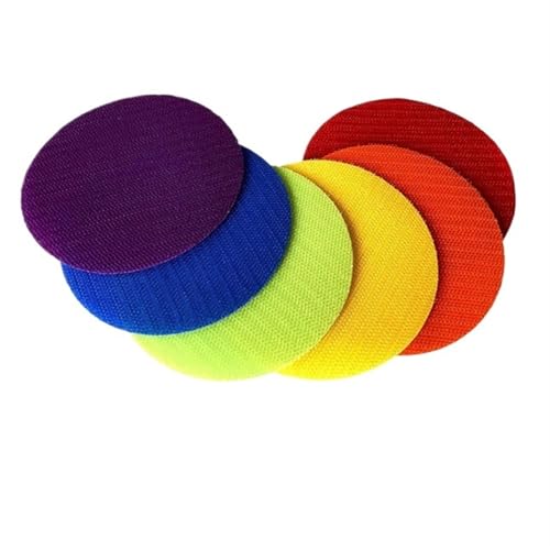50 Pcs Mark Kreise Teppich Marker Spot Klassenzimmer Boden Flecken for Spiel Sport Training von ROEUIPG