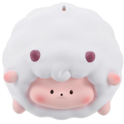 Dekor Sparschwein süße Geld Jar Cartoon Münze Container Tier Vinyl Saving Gläser weiße Form von ROEUIPG