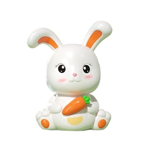 Hase Sparschwein Figur Geld Sparen Box Tier Statue Handwerk Spardose Regal Hause Desktop Schlafzimmer Geburtstag Geschenke Kinder Spielzeug von ROEUIPG