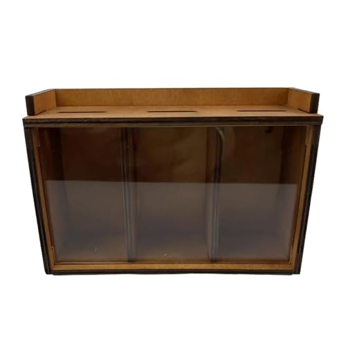 Holz Sparschwein Handwerk Ornament Münze Bank Geld Box Spardose for Wohnzimmer Restaurant Wohnung Schrank Desktop von ROEUIPG