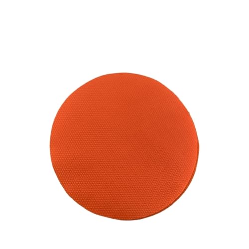 ROEUIPG 10 STÜCKE Teppichaufkleber Magic Mark Klassenzimmer Seine Sitzen Teppichflecken Bunte Markierung Runde for Raumdekoration(10PCS 10CM Orange) von ROEUIPG
