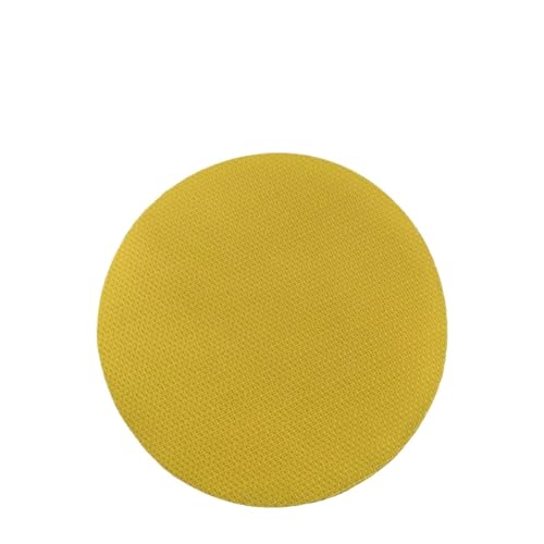 ROEUIPG 10 STÜCKE Teppichaufkleber Magic Mark Klassenzimmer Seine Sitzen Teppichflecken Bunte Markierung Runde for Raumdekoration(10PCS 10CM Yellow) von ROEUIPG