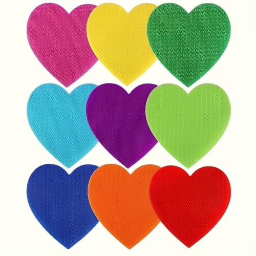 ROEUIPG 27Pcs Teppich Marker Herz-Förmigen Multicolor Spot Kreis Boden Punkte ROEUIPG 27Pcs Teppich Marker Herz-Förmigen Multicolor Spot Kreis Boden Punkte von ROEUIPG