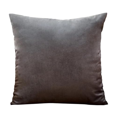 ROEUIPG 3 stücke Samt Kissen Abdeckungen Plaid Kissenbezüge 30x50cm 40x40cm 45x45 50x50cm Wohnkultur Abdeckung for Sofa(Dark Gray,50cm x 50cm) von ROEUIPG