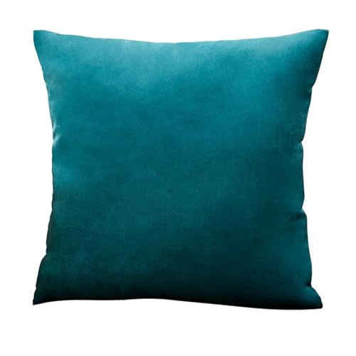 ROEUIPG 3 stücke Samt Kissen Abdeckungen Plaid Kissenbezüge 30x50cm 40x40cm 45x45 50x50cm Wohnkultur Abdeckung for Sofa(Green,40cm x 40cm) von ROEUIPG