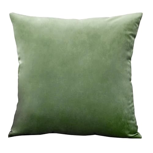 ROEUIPG 3 stücke Samt Kissen Abdeckungen Plaid Kissenbezüge 30x50cm 40x40cm 45x45 50x50cm Wohnkultur Abdeckung for Sofa(Mint Green,30cm x 50cm) von ROEUIPG