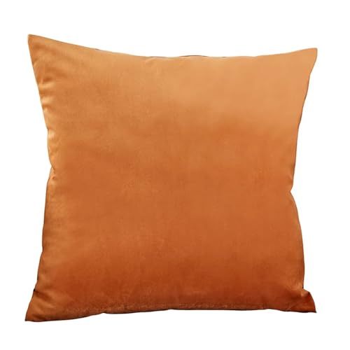 ROEUIPG 3 stücke Samt Kissen Abdeckungen Plaid Kissenbezüge 30x50cm 40x40cm 45x45 50x50cm Wohnkultur Abdeckung for Sofa(Yellow,45cm x 45cm) von ROEUIPG