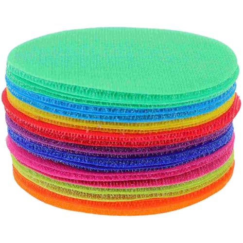 ROEUIPG 36 Pcs Runde Bereich Teppich Markierung Aufkleber Spot Marker Aktivitäten Punkte for Klassenzimmer Lernen von ROEUIPG