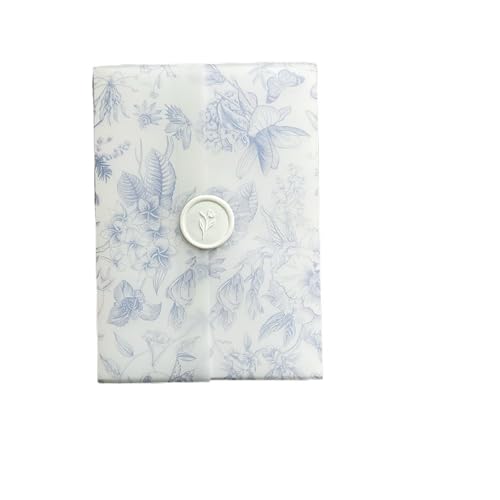 ROEUIPG Hochzeit Einladungskarten 25 Stück Blaue oder grüne Blumen-Pergamentpapiere, passend for eine 5 x 7 Hochzeitseinladung Für Hochzeit Geburtstag Muttertag(Blue) von ROEUIPG