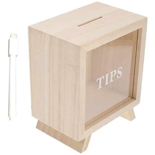Spardose Sparschwein aus Holz for Kinder, transparente Geldkassetten, sicheres Holz, unzerbrechliche Tipps, Wechselgeld, Nicht zu öffnen, for Reisen Spardose Sparschwein aus Holz for Kinder, transparente Geldkassetten, sicheres Holz, unzerbrechliche Tipps, Wechselgeld, Nicht zu öffnen, for Reisen von ROEUIPG