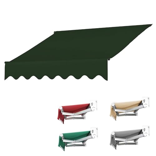 Markisenstoff Sonnenschutz Markisentuch for Markise Anthrazit 4x3m Wasserabweisend Reißfest Markisenbespannung Sonnenschutz Markisenstoff Markisentuch Markise Canvas (ohne Rahmen)(Green,(22.9x9.8ft)7x von ROFBIHG