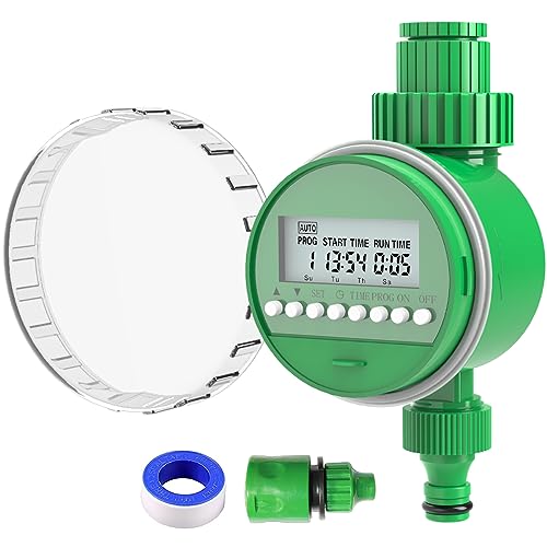 Wasseruhr, ROFMAPLE Automatische Bewässerung Timer Garten Wasserhahn Timer Garten Bewässerung Timer mit LCD Digitalanzeige für Garten, Terrasse, Gewächshaus, Rasen Wasseruhr, ROFMAPLE Automatische Bewässerung Timer Garten Wasserhahn Timer Garten Bewässerung Timer mit LCD Digitalanzeige für Garten, Terrasse, Gewächshaus, Rasen von ROFMAPLE