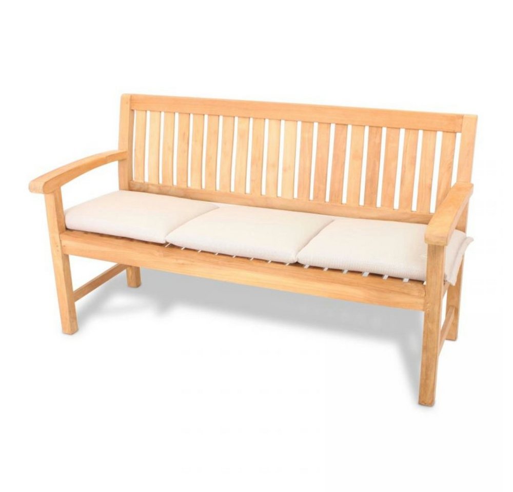 ROG-Gardenline Bankauflage, 3-Sitzer 150 x 45 cm - Natur Creme von ROG-Gardenline