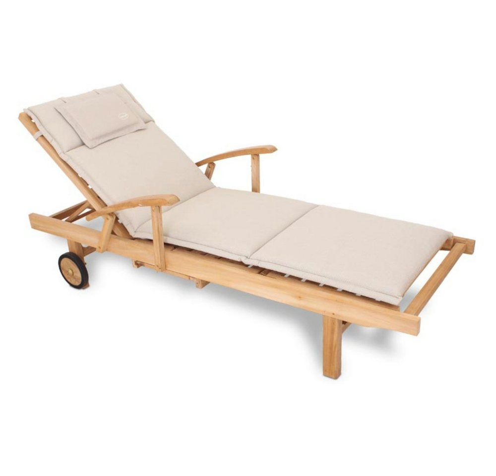 ROG-Gardenline Liegenauflage, 196 x 58 cm - Natur Creme von ROG-Gardenline
