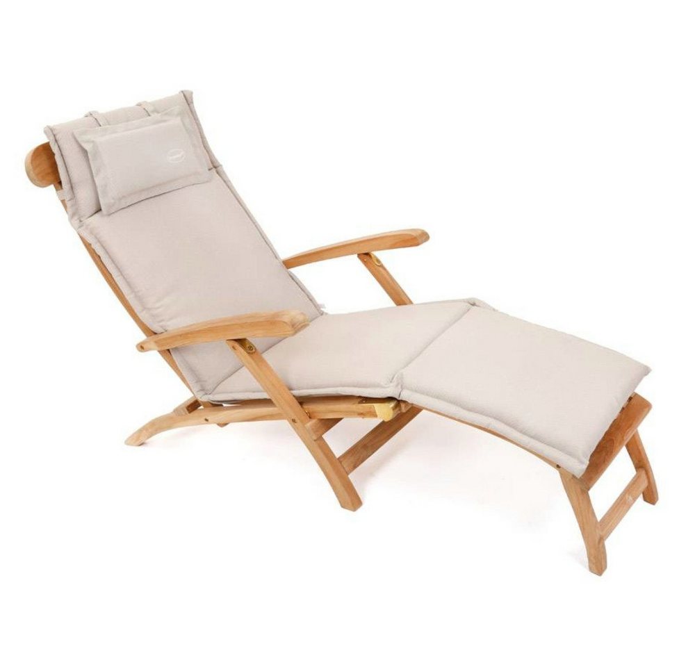 ROG-Gardenline Liegenauflage, Für Deckchair 186 x 45 cm - Natur Creme von ROG-Gardenline