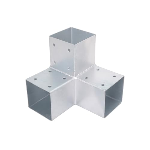 HOLZVERBINDER HEB-032 ECKMODELL FÜR DREI 70x70 MM BALKEN - PFOSTENECKE - PFOSTENSCHUH - PFOSTENVERBINDER von ROG garden-line